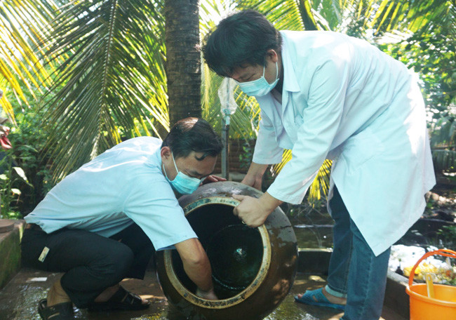 Long An phát động chiến dịch "Không có lăng quăng, không có bệnh sốt xuất huyết"