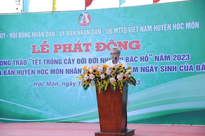 TP. HCM: Bệnh viện đa khoa khu vực Hóc Môn phát động phong trào “Tết trồng cây đời đời nhớ ơn Bác Hồ”