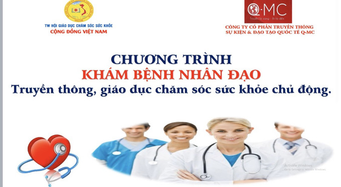 Chương trình "Khám bệnh nhân đạo - Truyền thông, giáo dục, chăm sóc sức khoẻ chủ động"