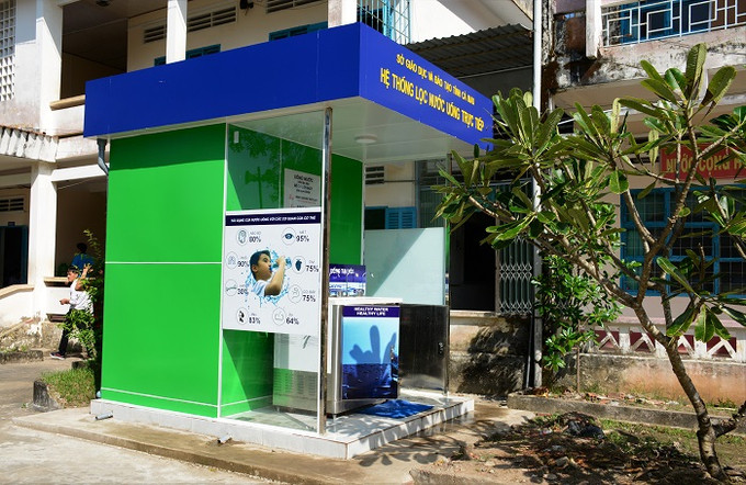 Cà Mau tăng cường quản lý, sử dụng hệ thống nước uống sạch tại các trường học