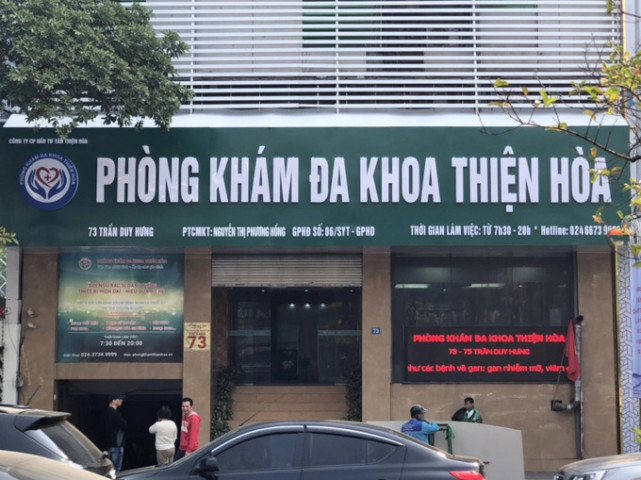Hà Nội giám sát việc chấp hành đình chỉ hoạt động của Phòng khám Đa khoa Thiện Hòa