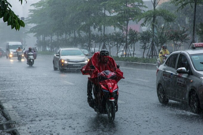 Dự báo thời tiết ngày 25/5: Bắc Bộ, Trung Bộ mưa giông diện rộng