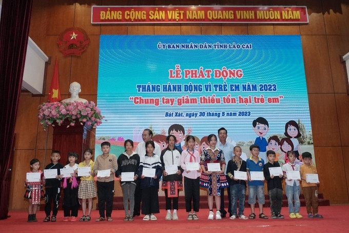 Lào Cai phát động Tháng hành động vì trẻ em năm 2023