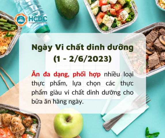 Ngày Vi chất dinh dưỡng 1 - 2/6/2023