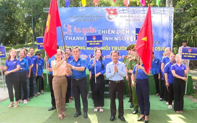Quảng Nam ra quân chiến dịch Thanh niên tình nguyện hè tại Hiệp Đức