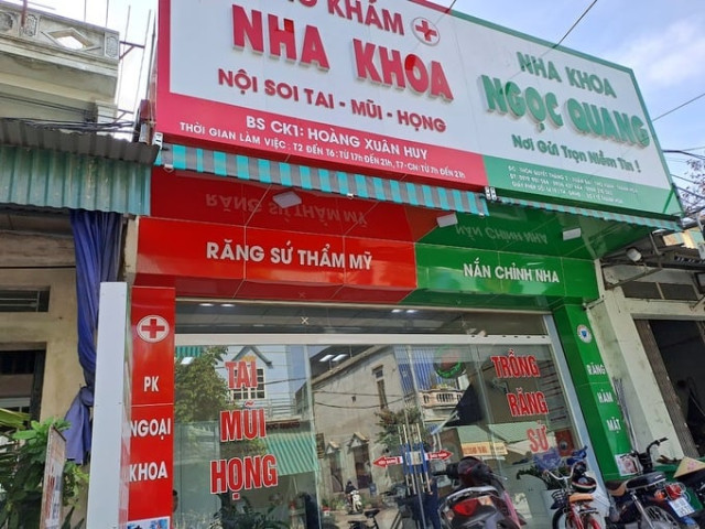 Thanh Hóa: Bác sỹ Bệnh viện huyện Thường Xuân mở phòng khám nha khoa, nhân viên thực hiện luôn cả nội soi tai-mũi-họng