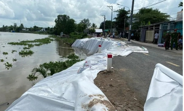 An Giang công bố tình huống khẩn cấp sạt lở bờ Bắc kênh Rạch Giá - Long Xuyên