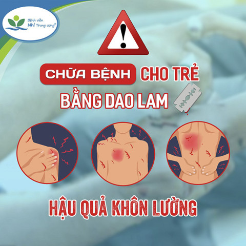 Hậu quả khôn lường khi dùng dao lam để chữa bệnh