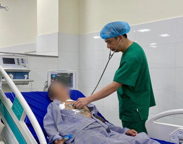 Sơn La cứu sống 2 ông cháu bị chấn thương rất nặng do trâu húc