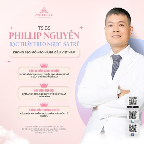 TS.BS Phillip Nguyễn: Bậc thầy treo sa trễ không sẹo mỏ neo, sẹo chữ T hàng đầu Việt Nam
