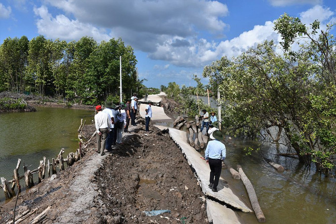 Cà Mau chủ động phòng, chống sạt lở, bảo đảm an toàn tính mạng và tài sản của nhân dân trước và trong mùa mưa lũ