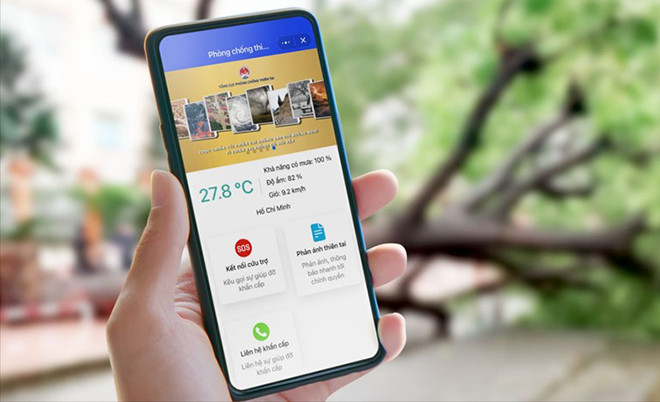 Ban Chỉ đạo quốc gia phòng, chống thiên tai ra mắt Zalo mini app hỗ trợ người dân mùa mưa bão