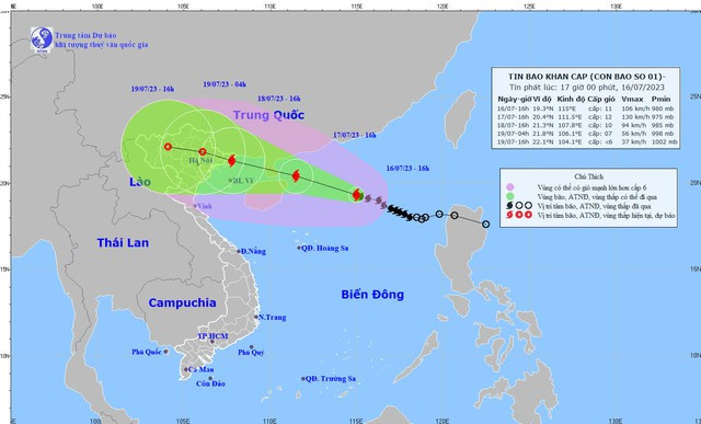 Thủ tướng yêu cầu tập trung ứng phó với bão số 1 năm 2023