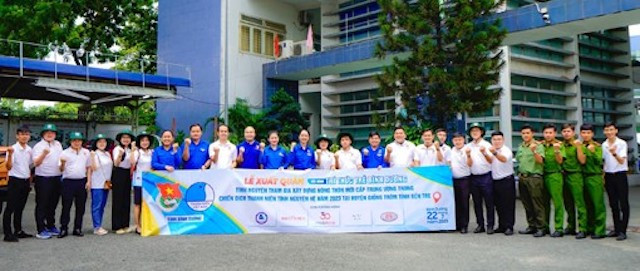 Bình Dương: Thanh niên tình nguyện tỉnh tham gia hỗ trợ xây dựng nông thôn mới tỉnh Bến Tre