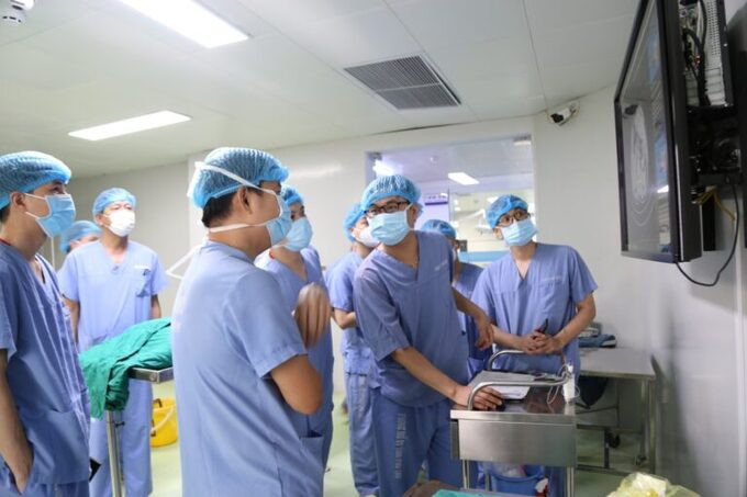 Phú Thọ phẫu thuật cắt gan cho bệnh nhân bị ung thư gan nguyên phát