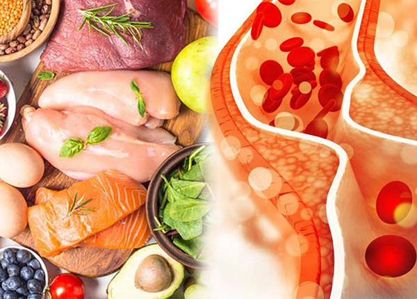 Chế độ ăn uống lành mạnh giúp giảm mức cholesterol cao