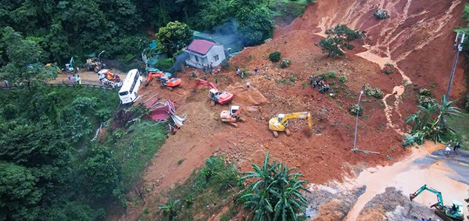 Lâm Đồng triển khai các phương án, giải pháp khắc phục và phòng, chống sạt lở đất tại đèo Bảo Lộc