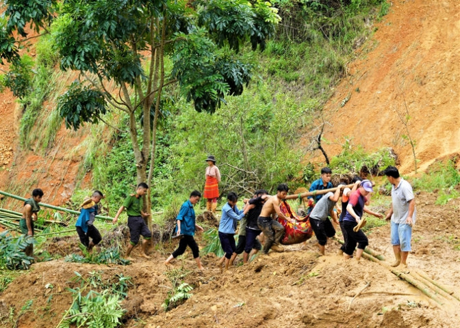 Hà Giang: Giải cứu kịp thời nam thanh niên bị lũ cuốn trôi