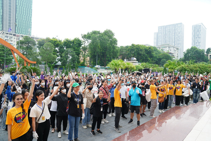 Hơn 500 tình nguyện viên tham dự sự kiện “Ngày hội dọn rác thế giới - World Cleanup Day 2023”