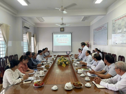 Đoàn Sở Y tế Bình Dương tham quan Bệnh viện Tâm thần Tiền Giang và Bến Tre