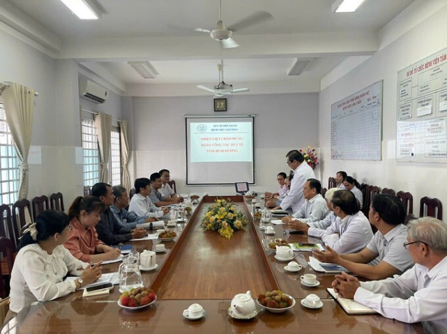 Đoàn Sở Y tế Bình Dương tham quan Bệnh viện Tâm thần Tiền Giang và Bến Tre