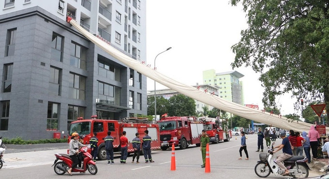 Nghệ An tăng cường kiểm tra công tác phòng cháy chữa cháy tại chung cư, chung cư mini, nhà trọ từ 3 tầng trở lên