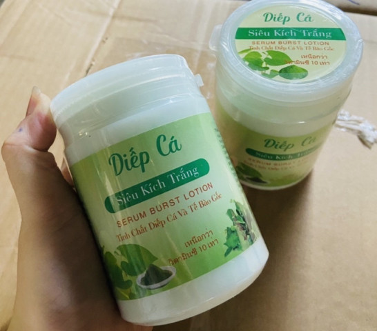 Thu hồi toàn bộ sản phẩm Serum Burst Lotion Diếp cá siêu kích trắng của Công ty TNHH SX-TM mỹ phẩm Triệu Vy