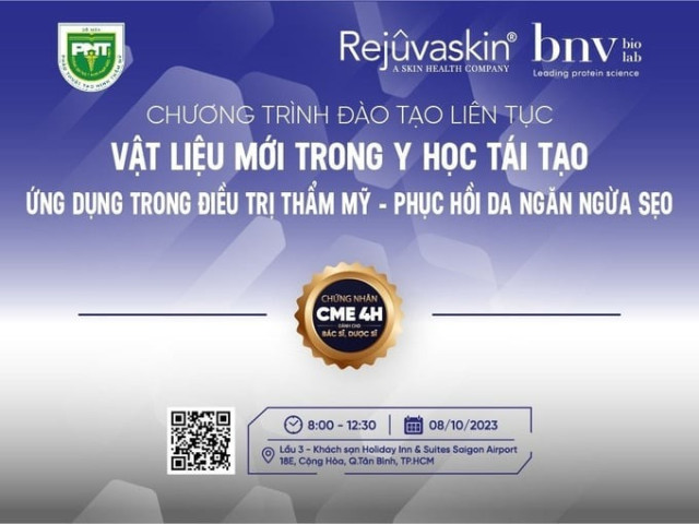 Xu hướng thẩm mỹ: "Vật liệu mới trong y học tái tạo ứng dụng trong điều trị thẩm mỹ - Phục hồi da ngăn ngừa sẹo”