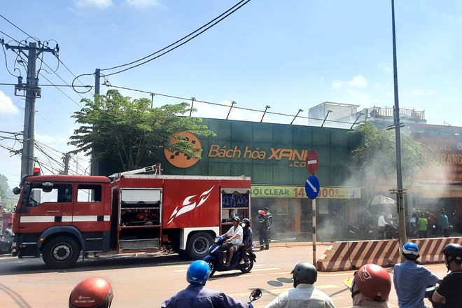 Bà Rịa - Vũng Tàu: Xảy ra cháy ở cửa hàng thuộc hệ thống Bách hóa Xanh tại huyện Xuyên Mộc