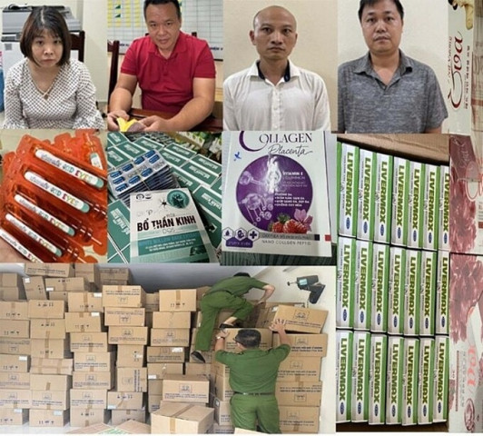 Thanh Hóa bắt giữ nhiều đối tượng sản xuất, buôn bán thực phẩm chức năng giả, kém chất lượng