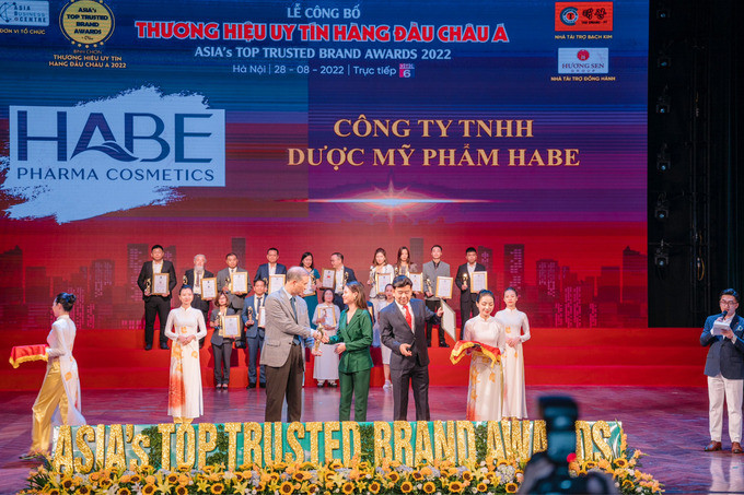 Công ty TNHH Dược Mỹ phẩm Habe – Top 10 Thương hiệu uy tín hàng đầu châu Á 2022
