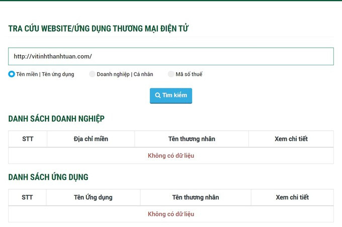 Gia Lai xử phạt 30 triệu đồng doanh nghiệp sử dụng website bán hàng không thông báo với cơ quan quản lý nhà nước