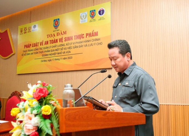 Cà Mau: Khai mạc toạ đàm khoa học “Pháp luật về an toàn vệ sinh thực phẩm”