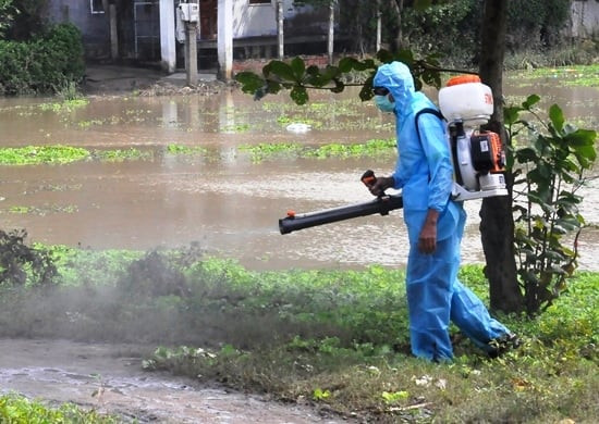 Bình Định triển khai các biện pháp phòng, chống dịch bệnh và vệ sinh môi trường trong và sau mưa lũ