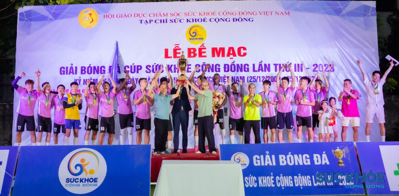 Giải bóng đá Cúp Sức Khỏe Cộng Đồng lần thứ III - 2023 thành công rực rỡ!