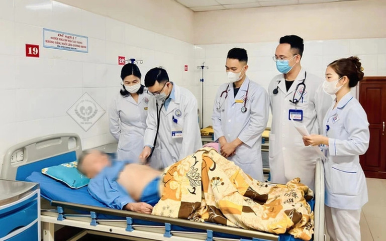 Thái Nguyên: Cấp cứu trường hợp bệnh nhân cao tuổi bị vỡ phình động mạch chủ bụng
