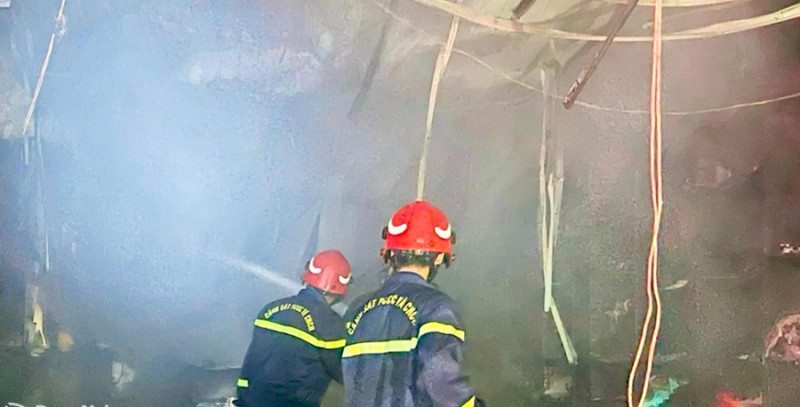Đồng Nai: Xảy ra cháy lớn tại một cửa hàng bán đồ trẻ em ở phường Trảng Dài, TP Biên Hòa