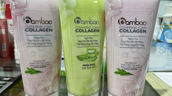 Đình chỉ lưu hành, thu hồi và tiêu hủy mỹ phẩm BAMBOO CLEANSING FOAM COLLAGEN không đạt tiêu chuẩn chất lượng