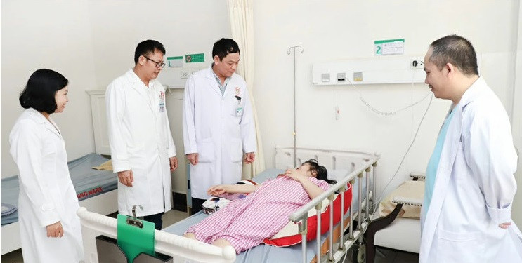Đồng Nai mổ lấy khối u ở tử cung to bằng quả bưởi cho nữ bệnh nhân