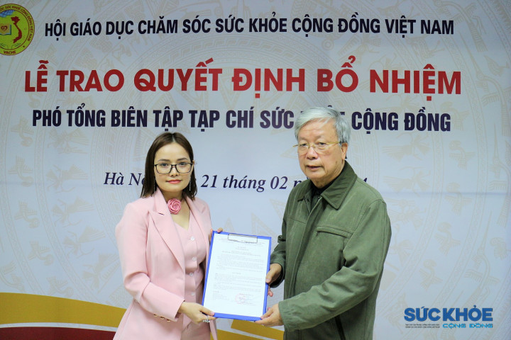 Thạc sĩ, Nhà báo Chu Thị Loan được bổ nhiệm giữ chức vụ Phó Tổng Biên tập Tạp chí Sức Khỏe Cộng Đồng
