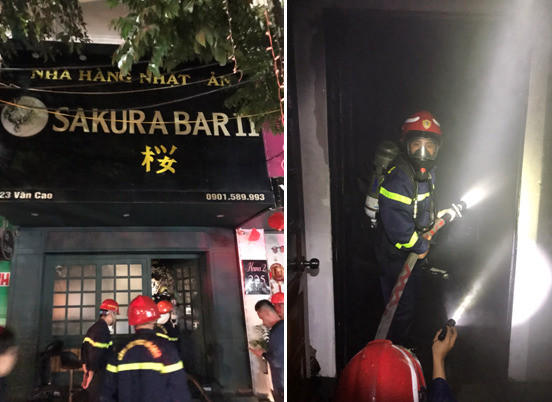 Công an TP. Hải Phòng thông tin về vụ cháy tại quán bar Sakura 2 ở số 223 Văn Cao