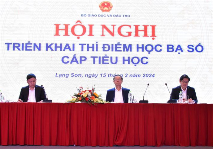Hội nghị triển khai thí điểm học bạ số cấp tiểu học