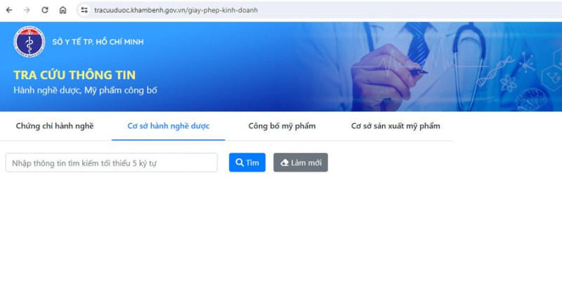 TP. Hồ Chí Minh ra mắt Cổng tra cứu hành nghề y dược