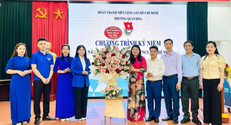 Hà Nội: Lễ Kỉ niệm 93 năm Ngày Thành lập Đoàn TNCS Hồ Chí Minh 26/3 tại phường Quan Hoa, quận Cầu Giấy