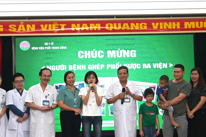 Bệnh nhân được ghép phổi vào ngày 30 Tết Nguyên đán Giáp Thìn được xuất viện