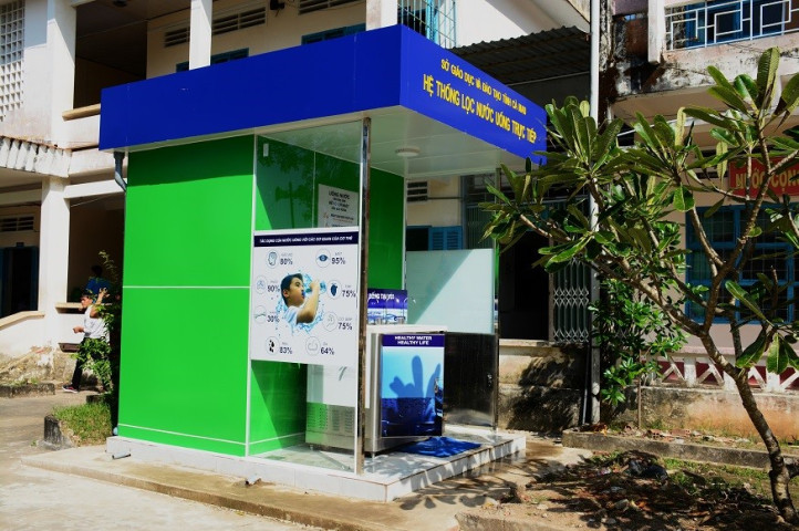 Cà Mau tăng cường quản lý, sử dụng hệ thống nước uống sạch tại các trường học
