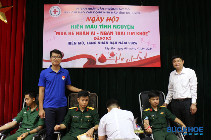 Hà Nội: Ngày hội Hiến máu tình nguyện “Mùa hè nhân ái – Ngàn trái tim khỏe”; đăng ký hiến mô, tạng nhân đạo năm 2024 tại phường Tây Mỗ