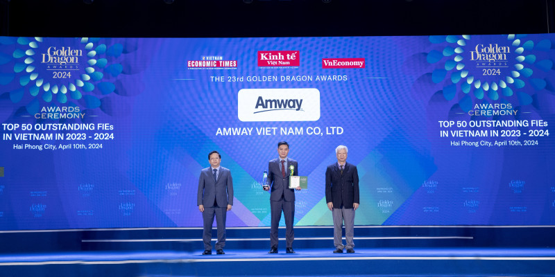 Amway Việt Nam vinh dự là doanh nghiệp FDI phát triền nền kinh tế xanh bền vững