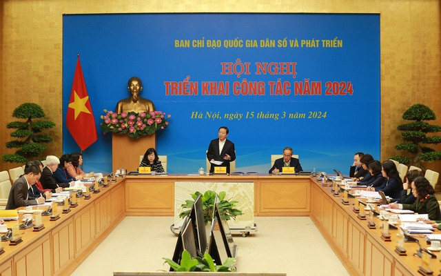Hội nghị triển khai công tác năm 2024 của Ban Chỉ đạo Quốc gia Dân số và Phát triển