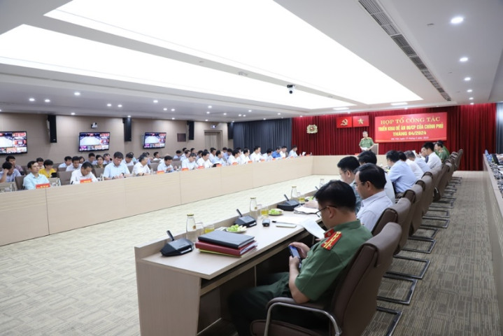Đại diện Bộ Y tế dự họp Tổ Công tác triển khai Đề án 06 của Chính phủ tháng 4/2024